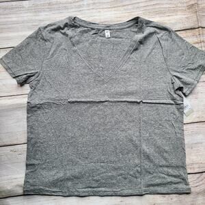 BP Vneck Basic Tshirt Tee Gray Small